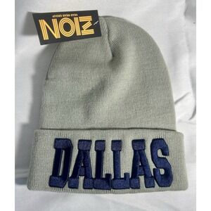 Zion Headwear Group Light Gray DALLAS Cuff Knit Beanie Hat Unisex
